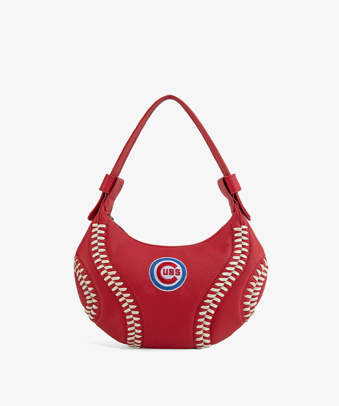 MLB Chicago Cubs Hobo Bag With Baseball Seams