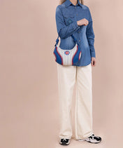 MLB Chicago Cubs Hobo Bag With Baseball Seams