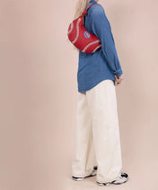 MLB Chicago Cubs Hobo Bag With Baseball Seams