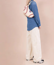 MLB Chicago Cubs Hobo Bag With Baseball Seams