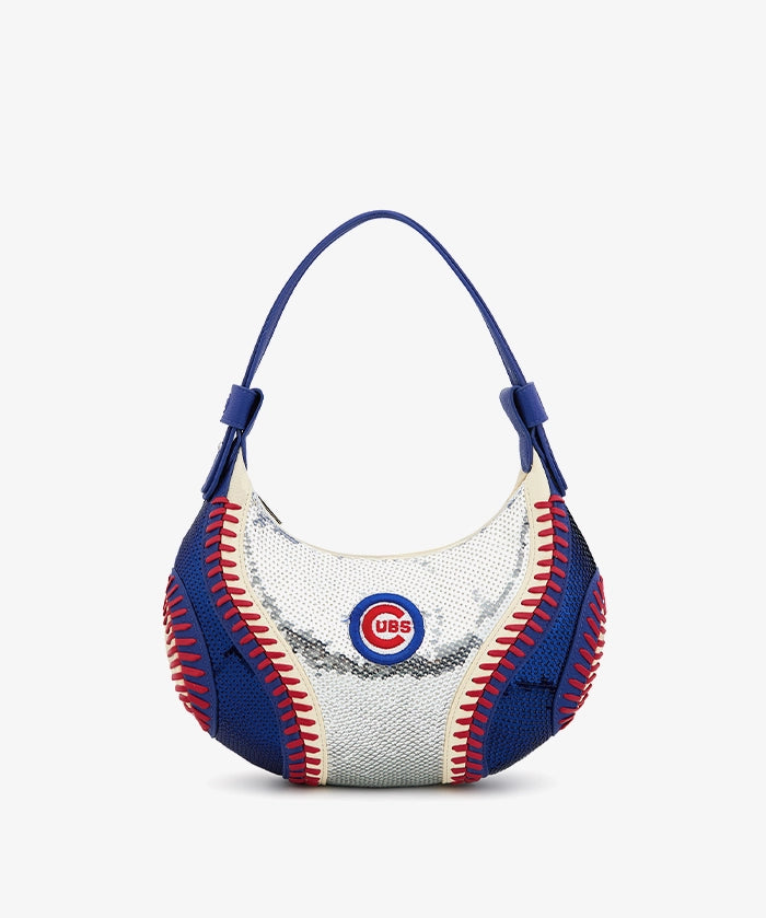 MLB Chicago Cubs Sequin Stitch Hobo - Curveball