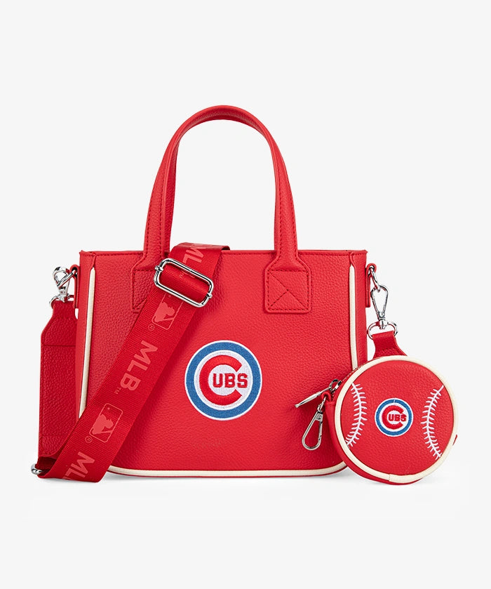 MLB Chicago Cubs Tote Bag with Baseball Coin Pouch