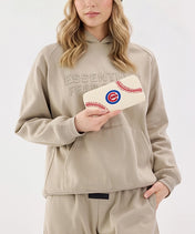 MLB Chicago Cubs Zip Wallet Baseball Stitch Detail