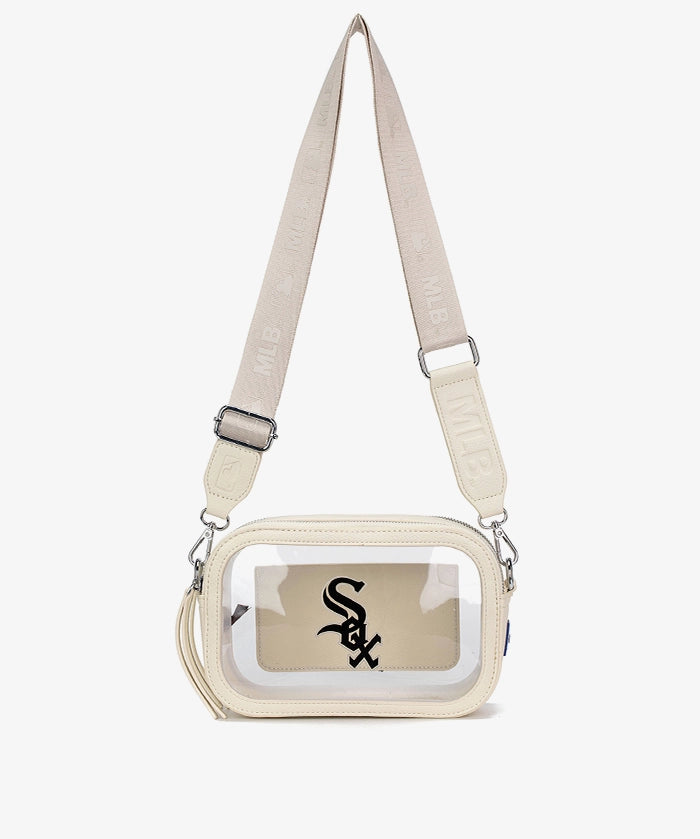 MLB Chicago White Sox Clear Crossbody Bag