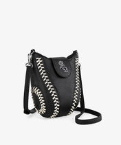 MLB Chicago White Sox Crossbody Bag With Baseball Seam