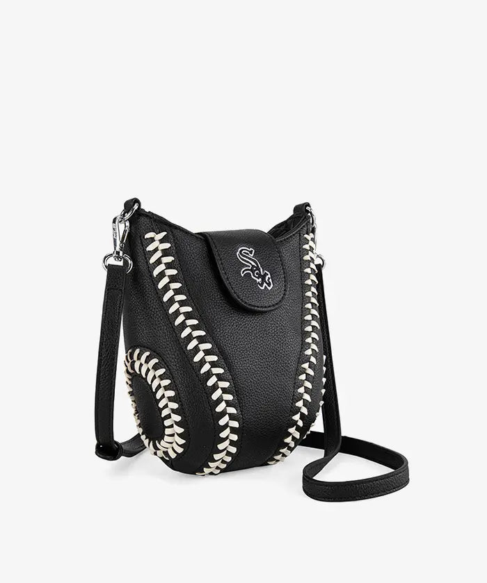 MLBChicagoWhiteSoxCrossbodyBagWithBaseballSeam_11.webp