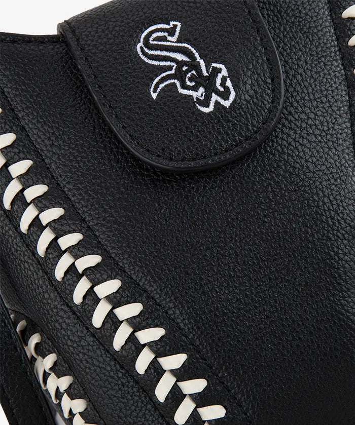MLB Chicago White Sox Crossbody Bag With Baseball Seam