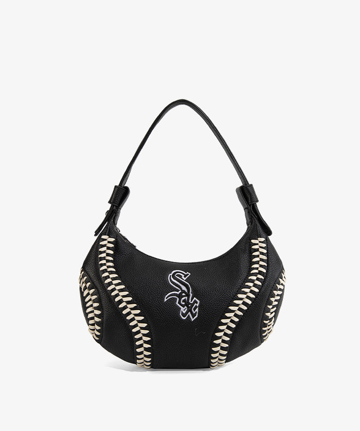 MLB Chicago White Sox Hobo Bag With Baseball Seams