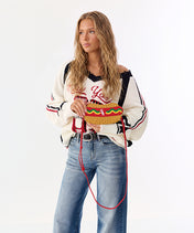MLB Chicago White Sox Hot Dog Crossbody Bag