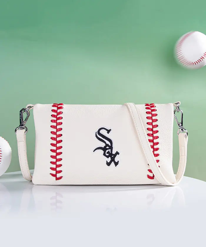 MLB Chicago White Sox Leather Crossbody Purse
