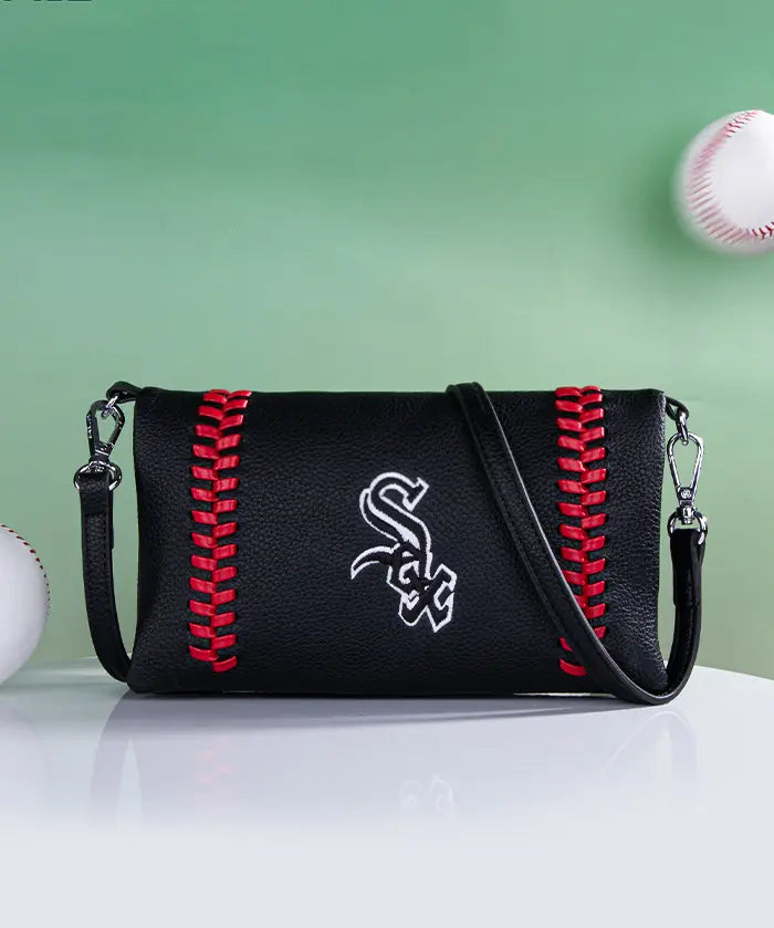 MLB Chicago White Sox Leather Crossbody Purse