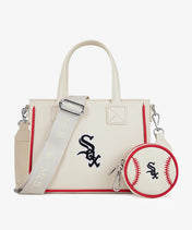 MLB Chicago White Sox Tote Bag with Baseball Coin Pouch