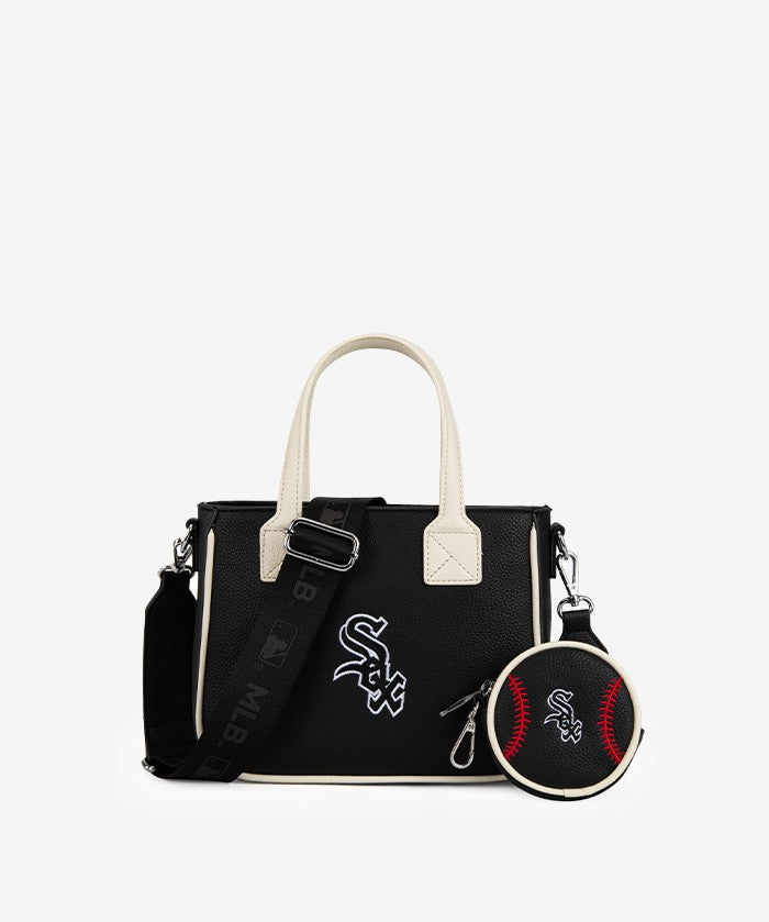 MLB Chicago White Sox Tote Bag with Baseball Coin Pouch