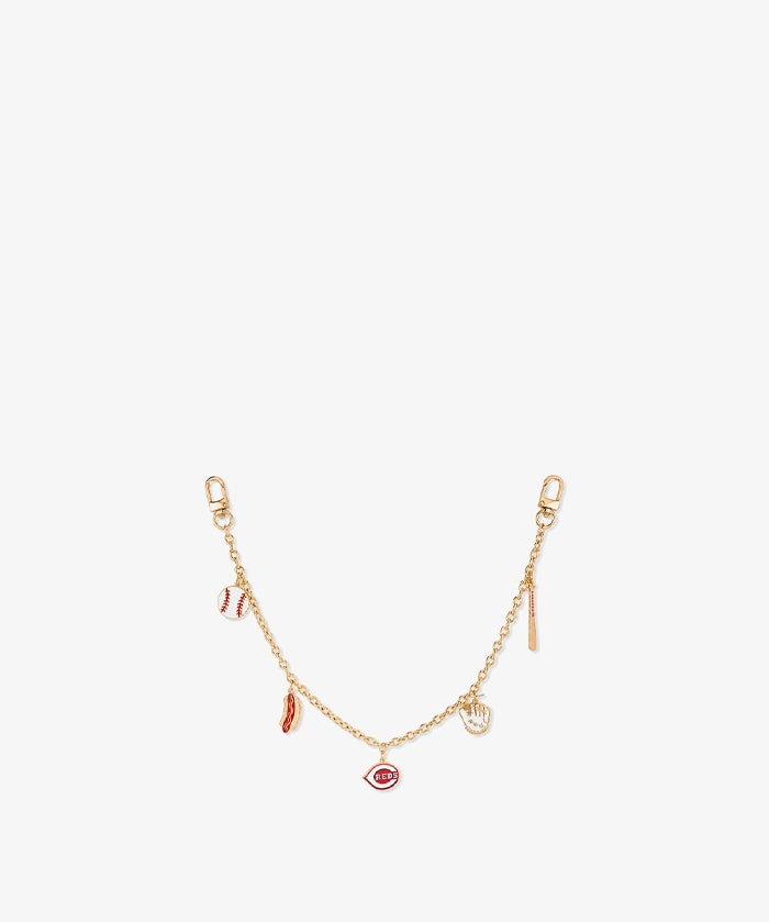 MLB Cincinnati Reds Baseball Charm Chain