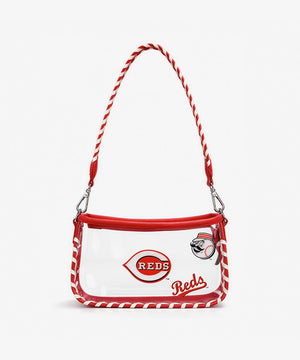 MLB Cincinnati Reds Clear Bag with Baseball Stitch
