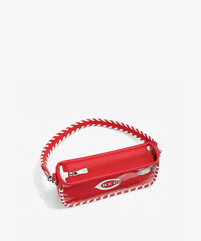 MLB Cincinnati Reds Clear Bag with Baseball Stitch