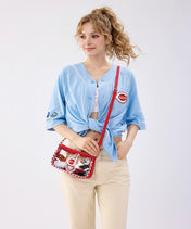 MLB Cincinnati Reds Clear Bag with Baseball Stitch