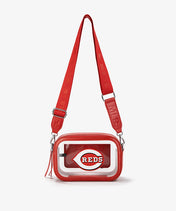 MLB Cincinnati Reds Clear Crossbody Bag