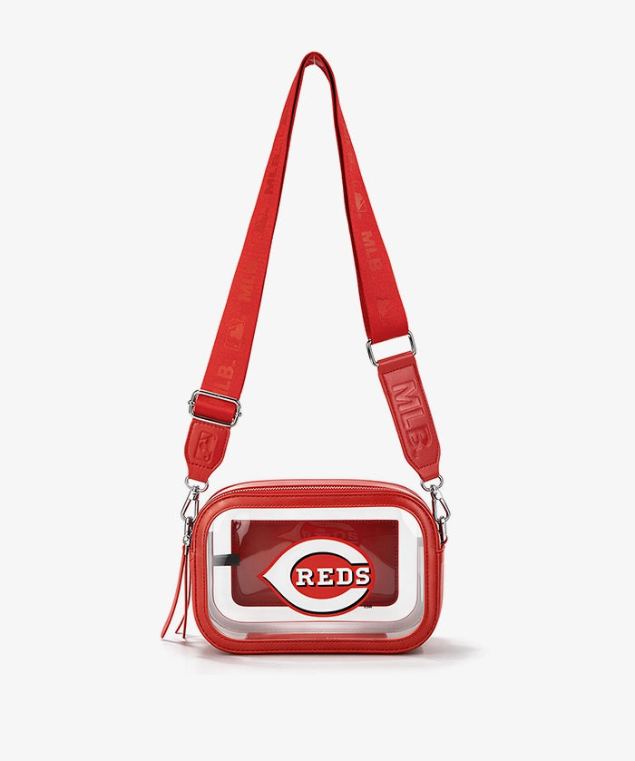 MLB Cincinnati Reds Clear Crossbody Bag