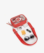 MLB Cincinnati Reds Clear Crossbody Bag