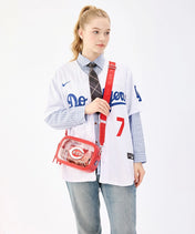 MLB Cincinnati Reds Clear Crossbody Bag