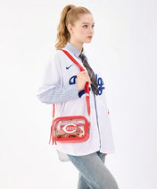 MLB Cincinnati Reds Clear Crossbody Bag