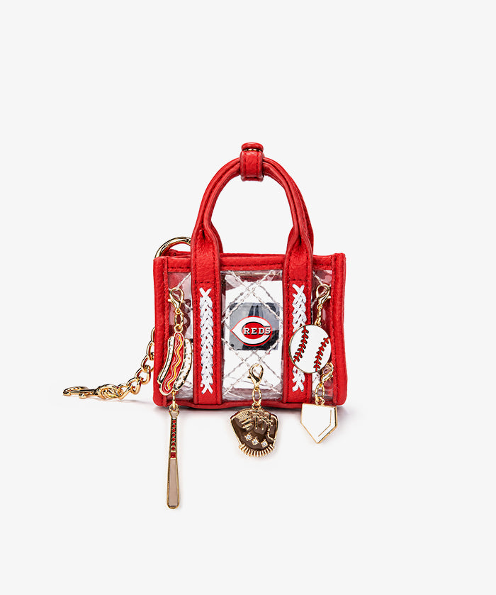 MLB Cincinnati Reds Clear Mini Tote Bag Charm – Fastball
