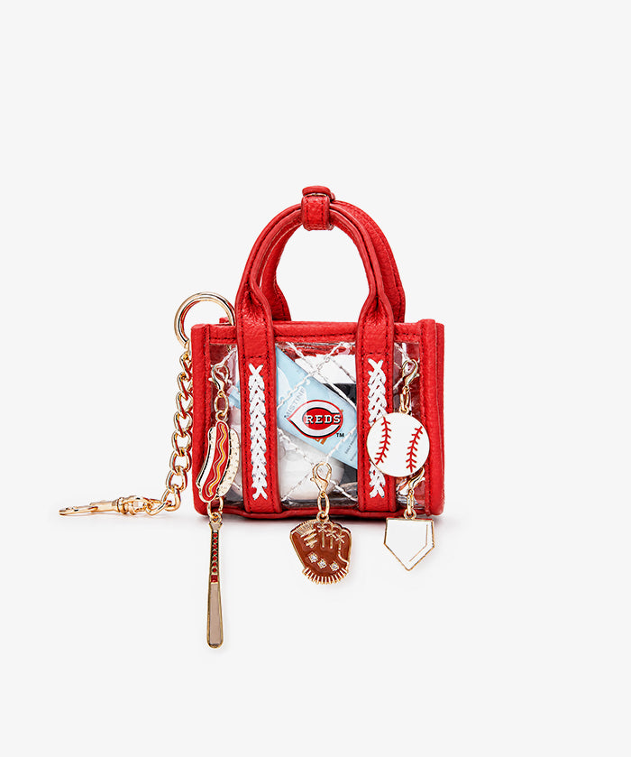 MLB Cincinnati Reds Clear Mini Tote Bag Charm – Fastball