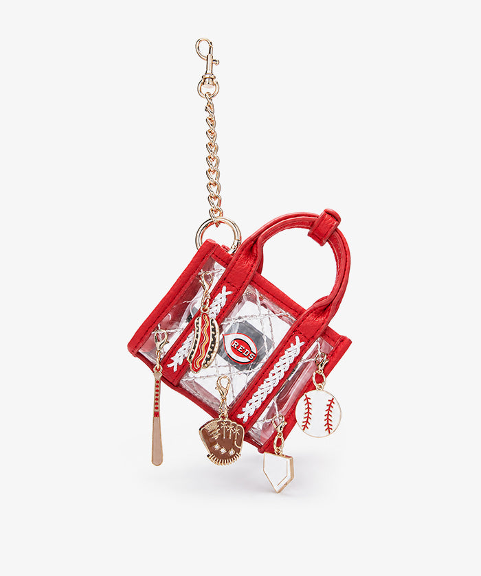 MLB Cincinnati Reds Clear Mini Tote Bag Charm – Fastball