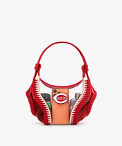 MLB Cincinnati Reds Clear Stitch Hobo - Curveball