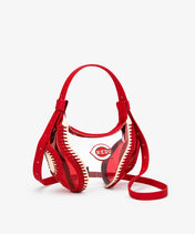 MLB Cincinnati Reds Clear Stitch Hobo - Curveball