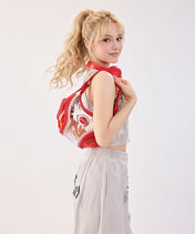 MLB Cincinnati Reds Clear Stitch Hobo - Curveball