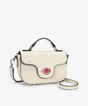 MLB Cincinnati Reds Flap Crossbody Bag with Top Handle