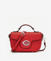 MLB Cincinnati Reds Flap Crossbody Bag with Top Handle