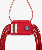 MLB Cincinnati Reds Fringe Crossbody Card Holder