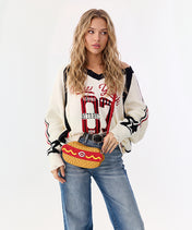 MLB Cincinnati Reds Hot Dog Crossbody Bag