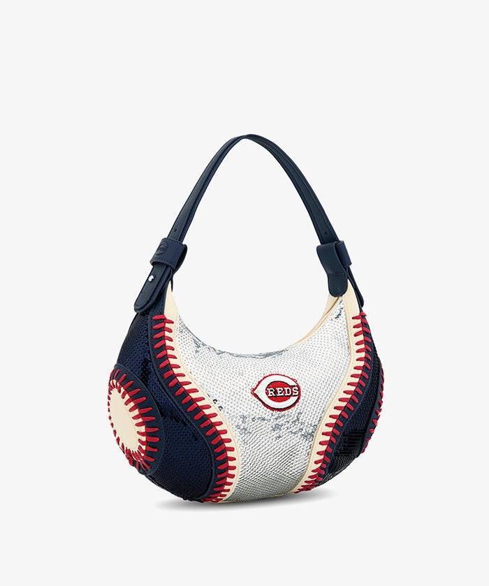 MLB Cincinnati Reds Sequin Stitch Hobo - Curveball