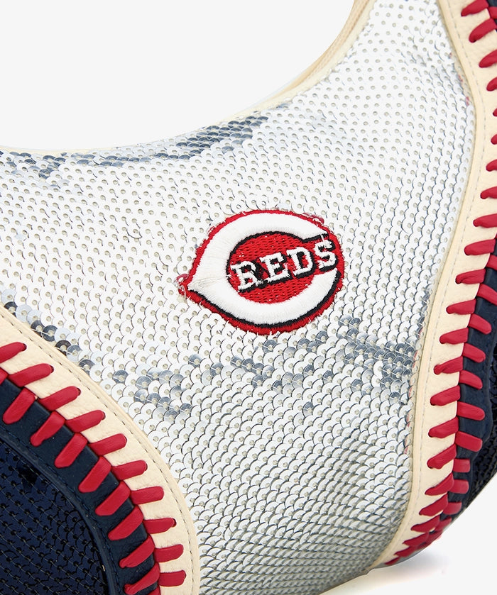MLB Cincinnati Reds Sequin Stitch Hobo - Curveball