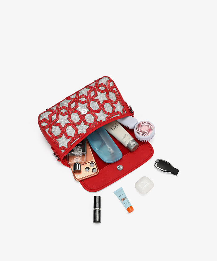 MLB Cincinnati Reds Star Field Flap Crossbody