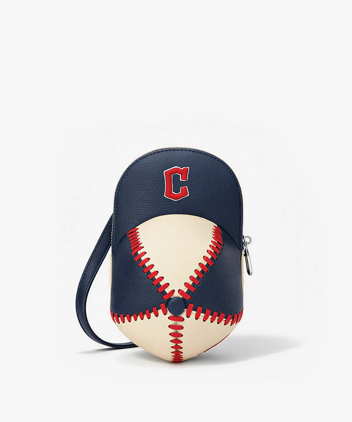 MLB Cleveland Guardians Baseball Cap Crossbody Purse