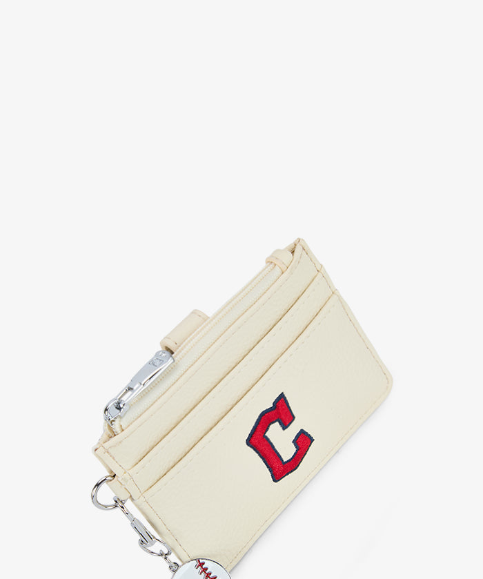 MLB Cleveland Guardians Card Holder with Baseball Charm