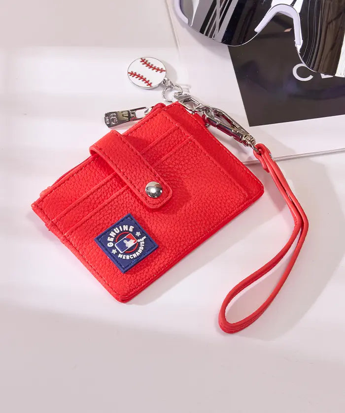 MLB Cleveland Guardians Card Holder with Baseball Charm
