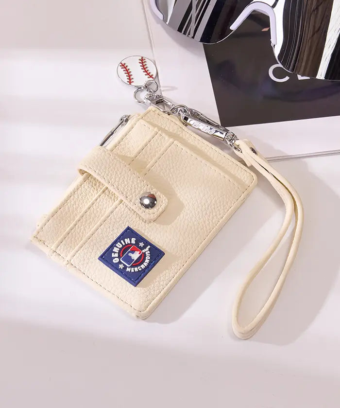 MLB Cleveland Guardians Card Holder with Baseball Charm
