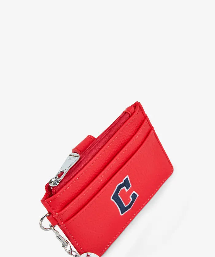 MLB Cleveland Guardians Card Holder with Baseball Charm