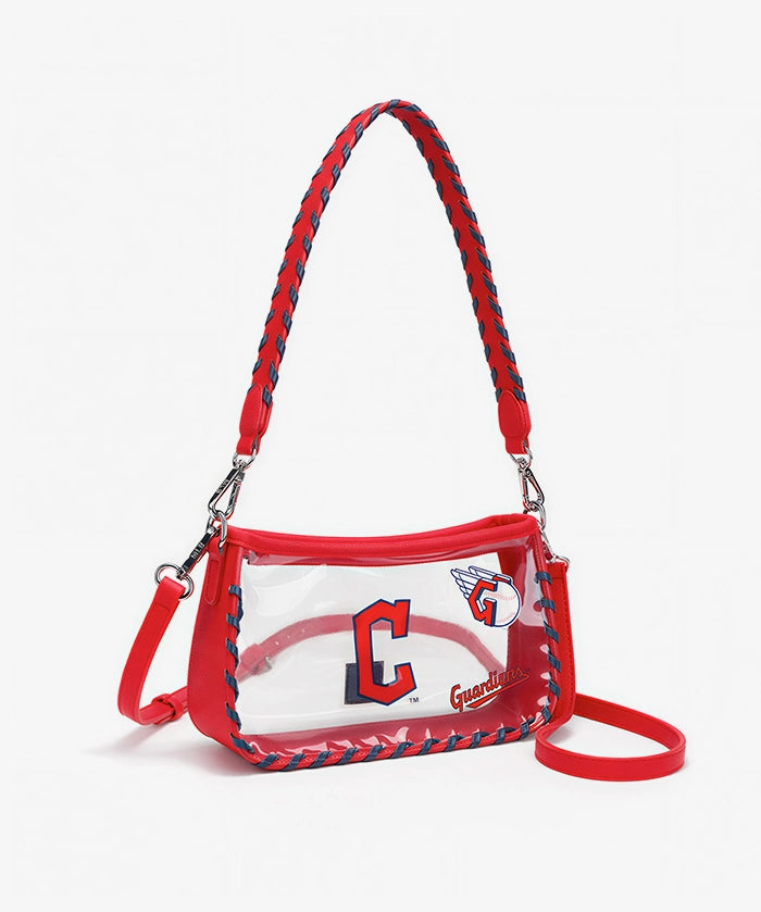 MLB Cleveland Guardians Clear Bag with Baseball Stitch