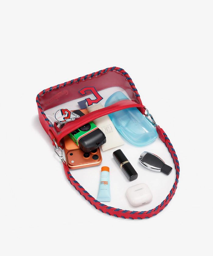 MLB Cleveland Guardians Clear Bag with Baseball Stitch