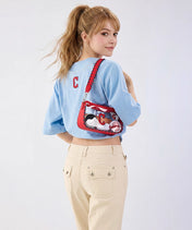 MLB Cleveland Guardians Clear Bag with Baseball Stitch