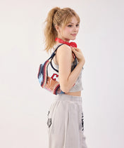 MLB Cleveland Guardians Clear Stitch Hobo - Curveball