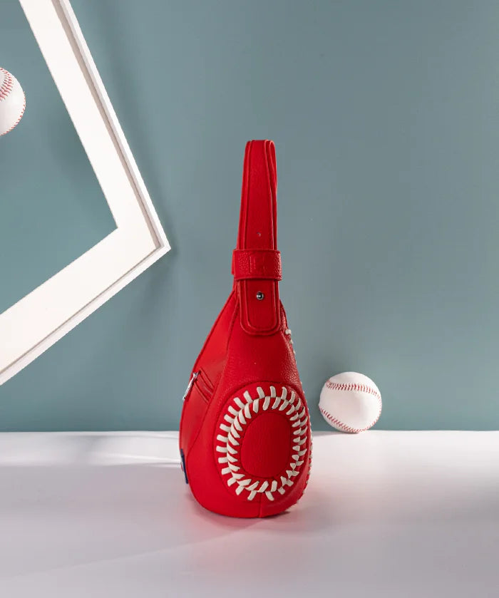 MLB Cleveland Guardians Hobo Bag With Baseball Seams