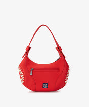 MLB Cleveland Guardians Hobo Bag With Baseball Seams